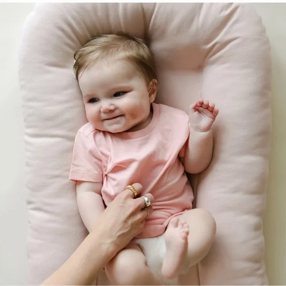 Pink toddler snuggleme lounger - Picture 4 of 4